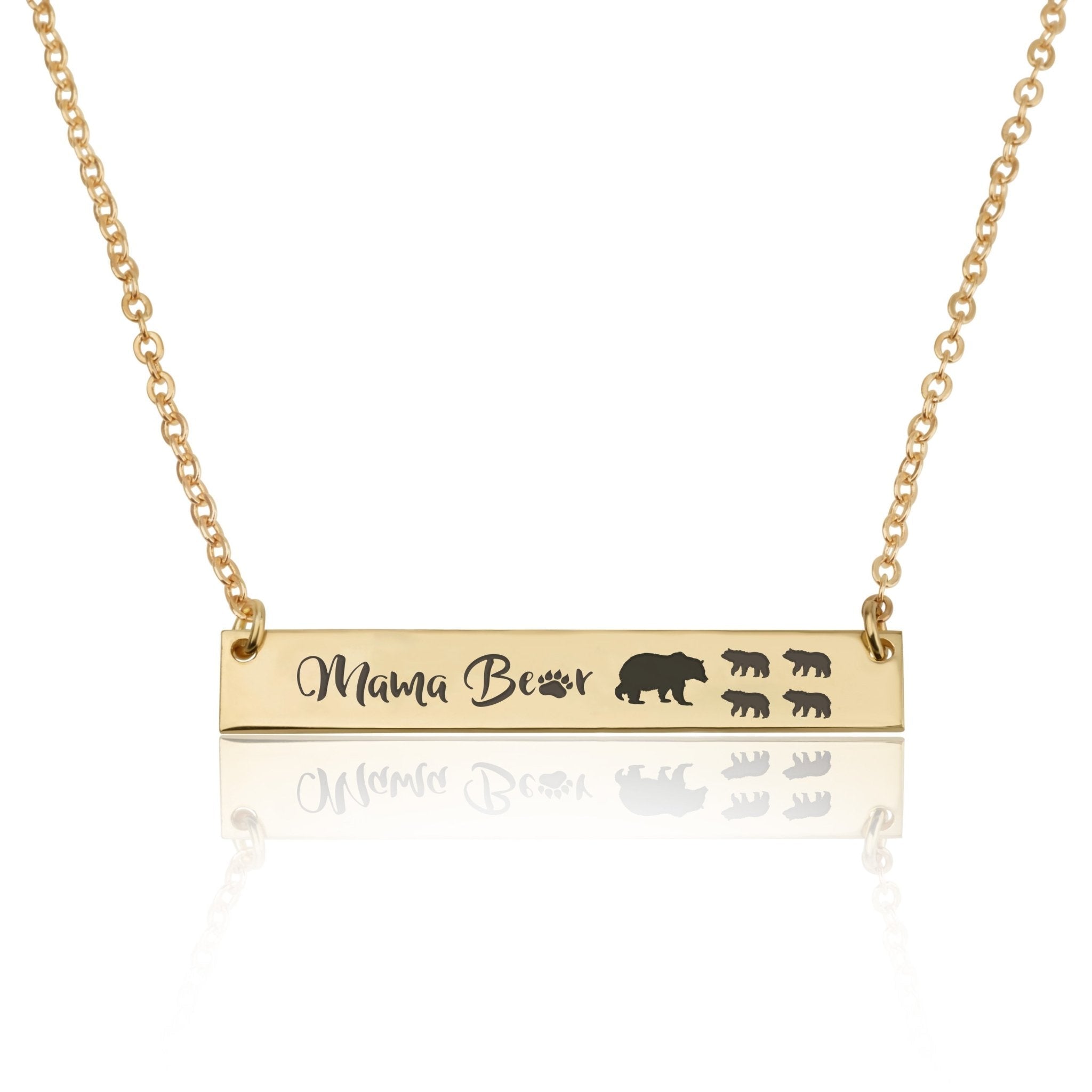 Mama Bear Necklace La Vie Bien Mama Bear Necklace