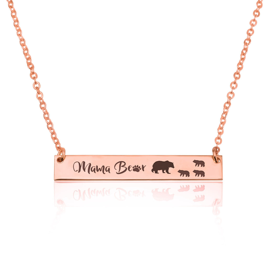 Mama Bear Necklace La Vie Bien Mama Bear Necklace