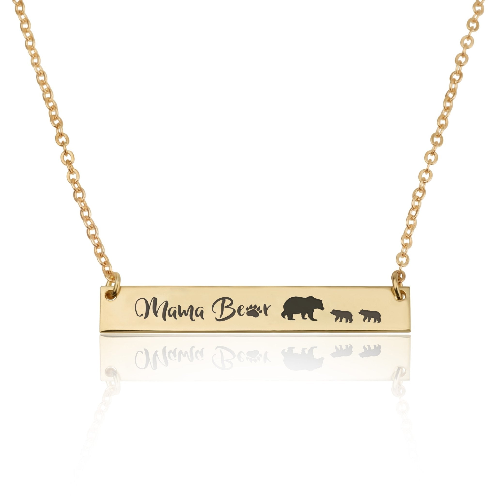 Mama Bear Necklace La Vie Bien Mama Bear Necklace