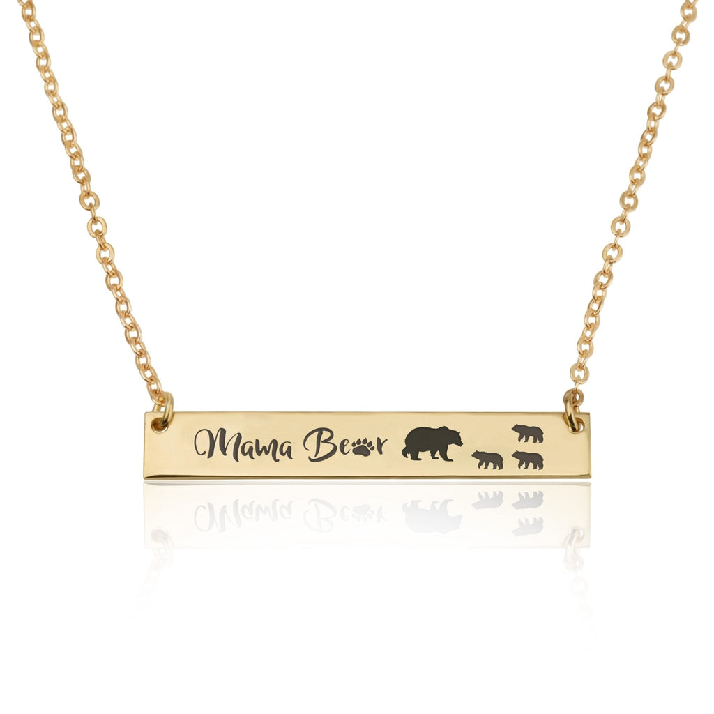 Mama Bear Necklace La Vie Bien Mama Bear Necklace