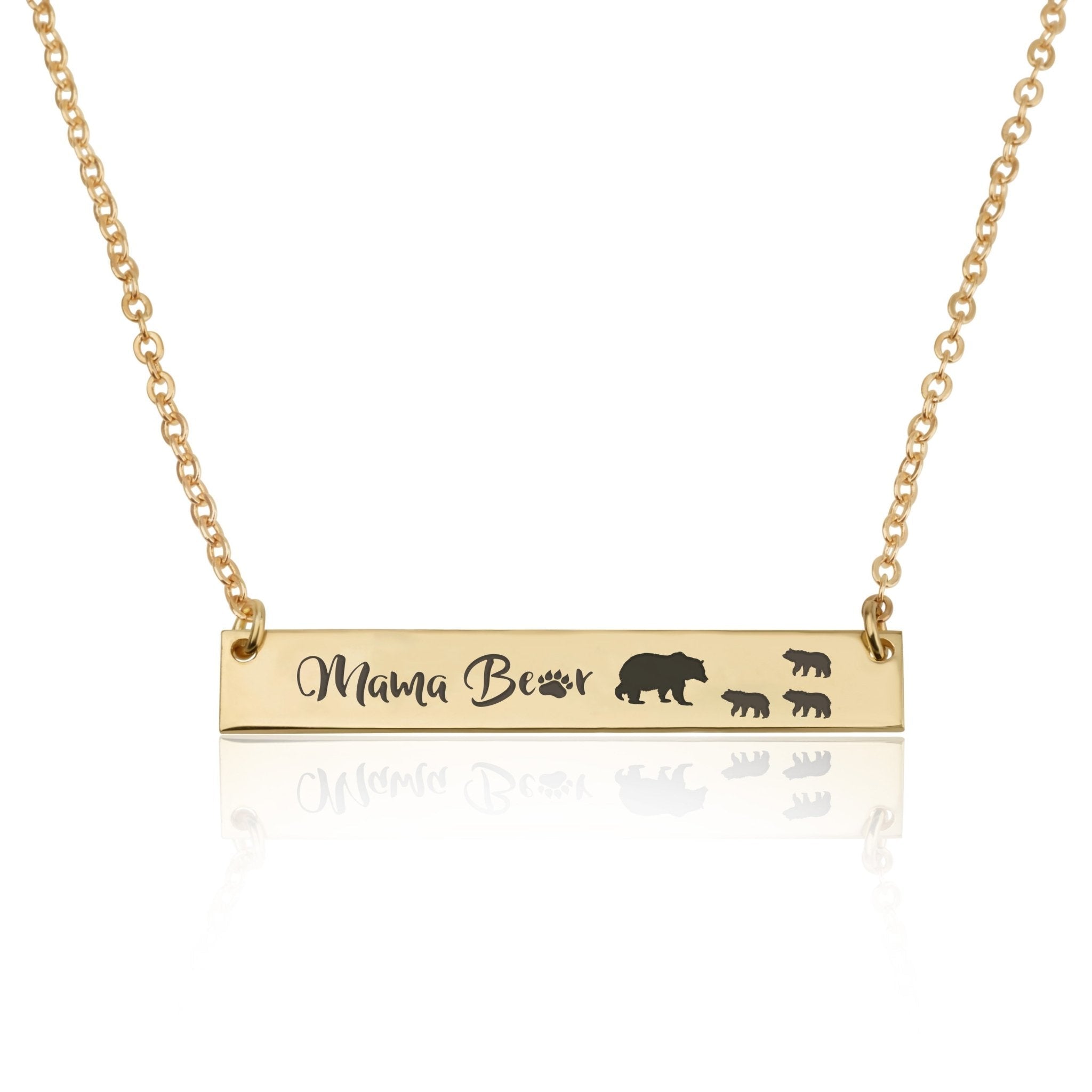 Mama Bear Necklace La Vie Bien Mama Bear Necklace