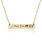 Mama Bear Necklace With Swarovski Birthstone La Vie Bien Mama Bear Necklace With Swarovski Birthstone