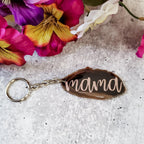Mama Crystal Agate Keychain Key Chain La Vie Bien Mama Crystal Agate Keychain
