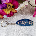 Mama Crystal Agate Keychain Key Chain La Vie Bien Mama Crystal Agate Keychain