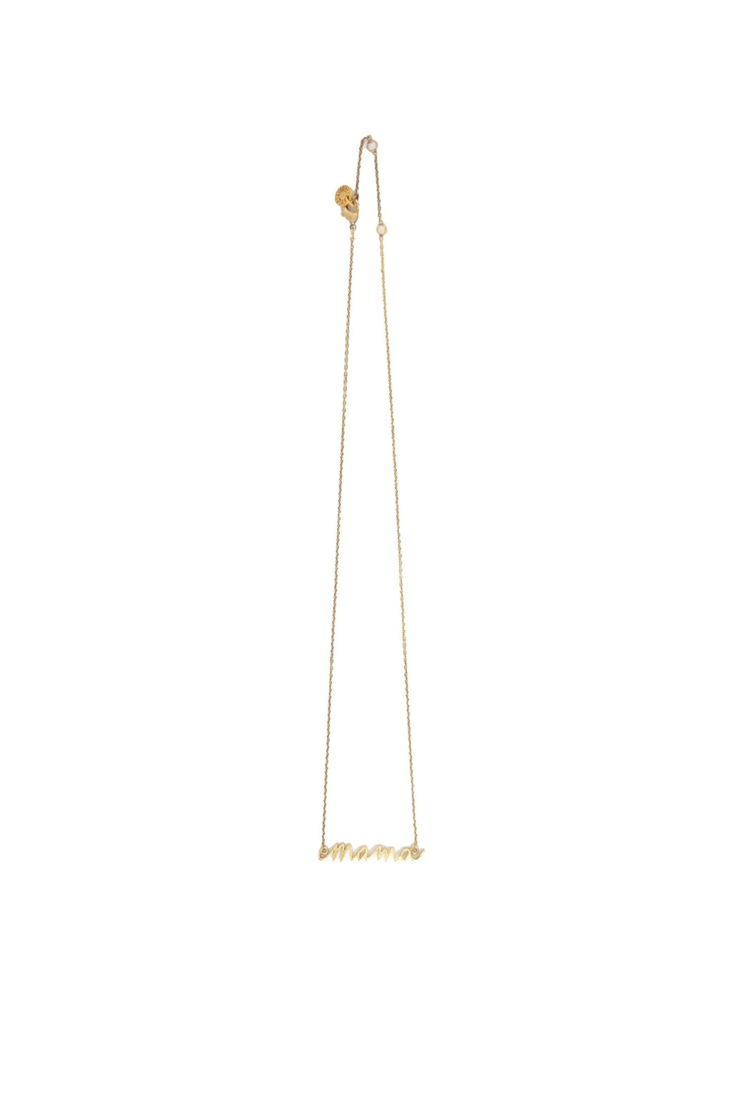 Mama Script Necklace by Fair Anita
