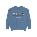 Maman Depuis (year) custom sweatshirt Sweatshirt La Vie Bien Maman Depuis (year) custom sweatshirt