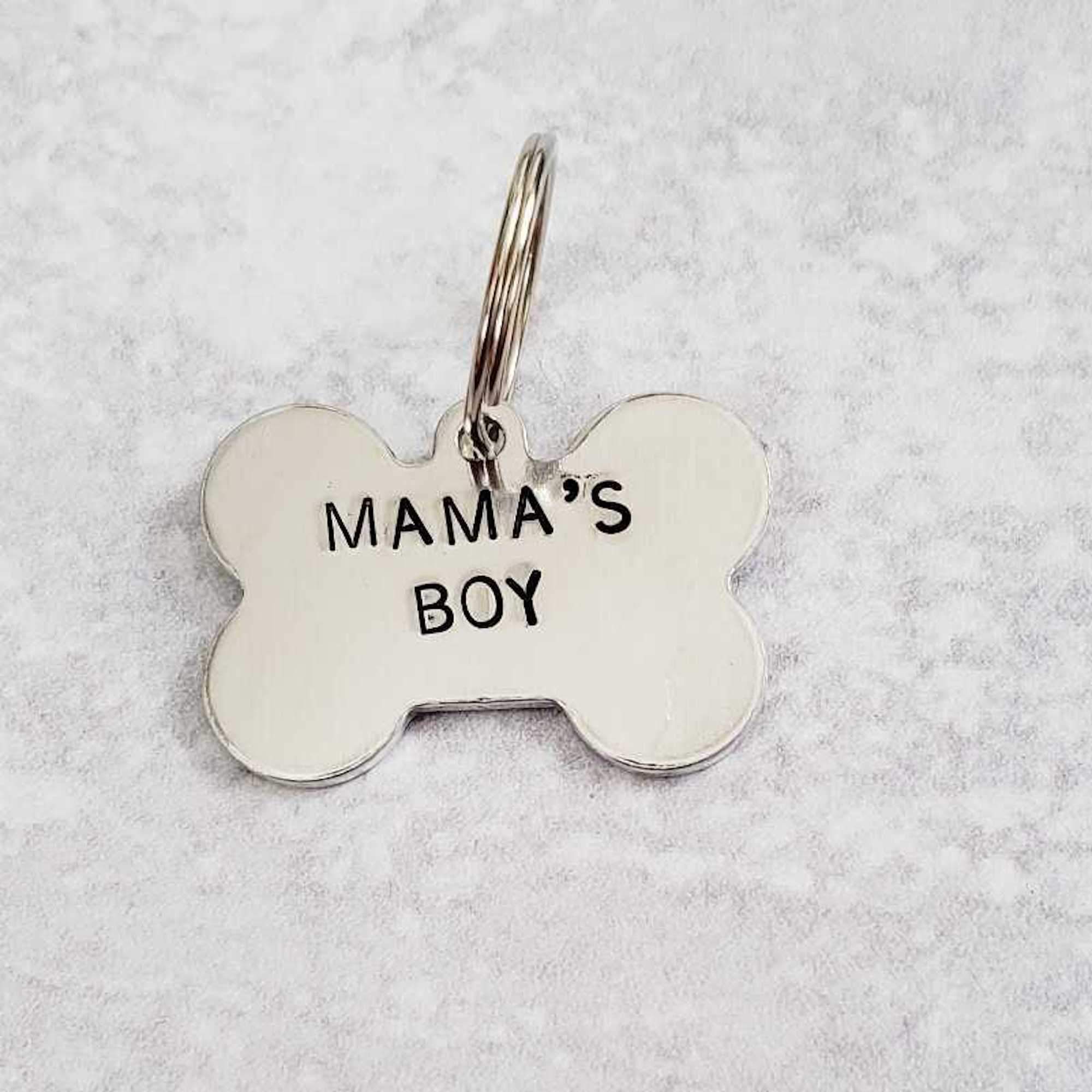 MAMA'S BOY / DADDY'S GIRL Bone - Shaped Pet Tag Pet Tags La Vie Bien MAMA'S BOY / DADDY'S GIRL Bone - Shaped Pet Tag