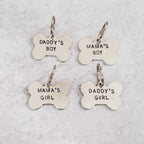 MAMA'S BOY / DADDY'S GIRL Bone - Shaped Pet Tag Pet Tags La Vie Bien MAMA'S BOY / DADDY'S GIRL Bone - Shaped Pet Tag