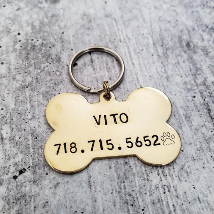 MAMA'S BOY / DADDY'S GIRL Bone - Shaped Pet Tag Pet Tags La Vie Bien MAMA'S BOY / DADDY'S GIRL Bone - Shaped Pet Tag