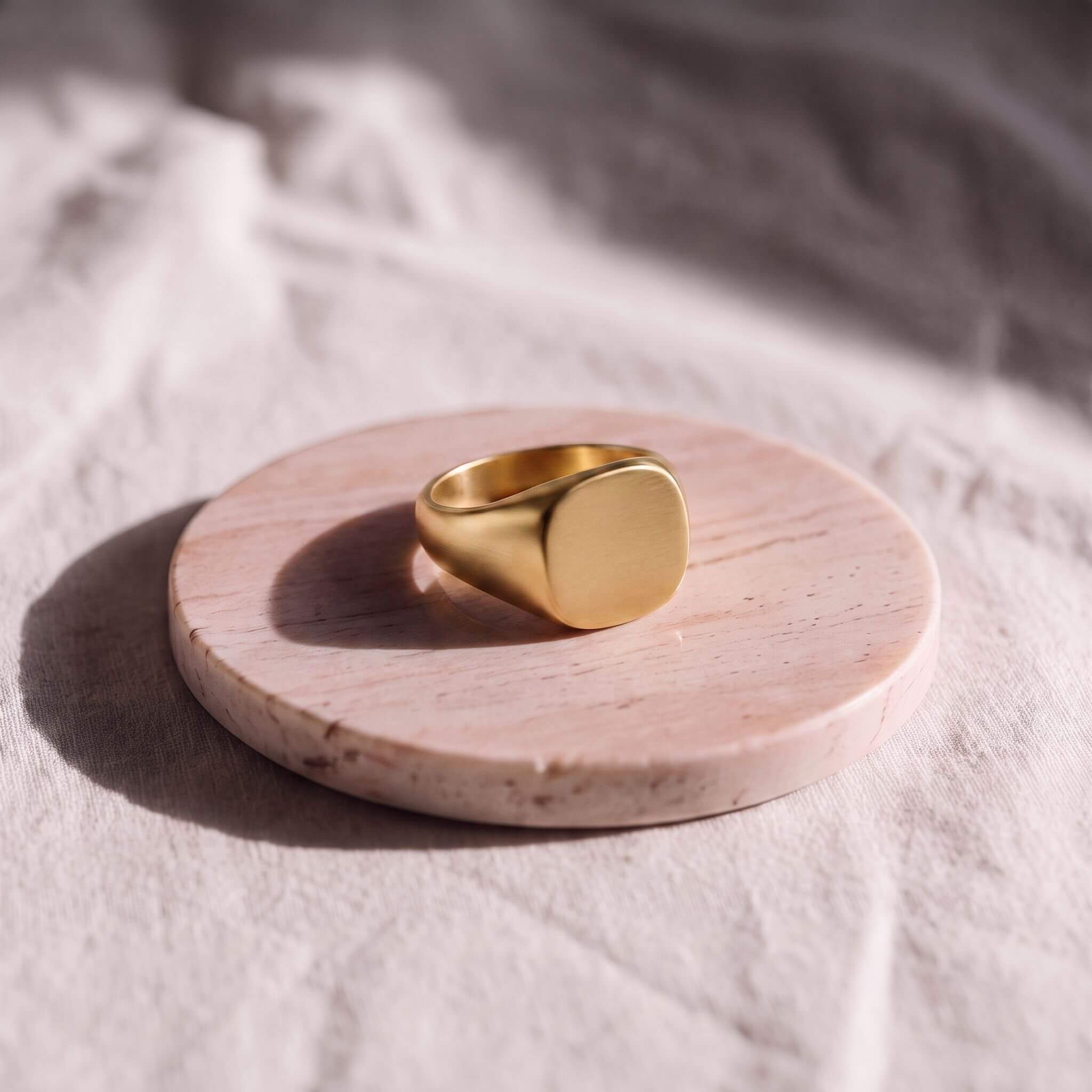 Mamba Square Shaped Signet Ring for Men and Women Rings La Vie Bien Mamba Square Shaped Signet Ring for Men and Women