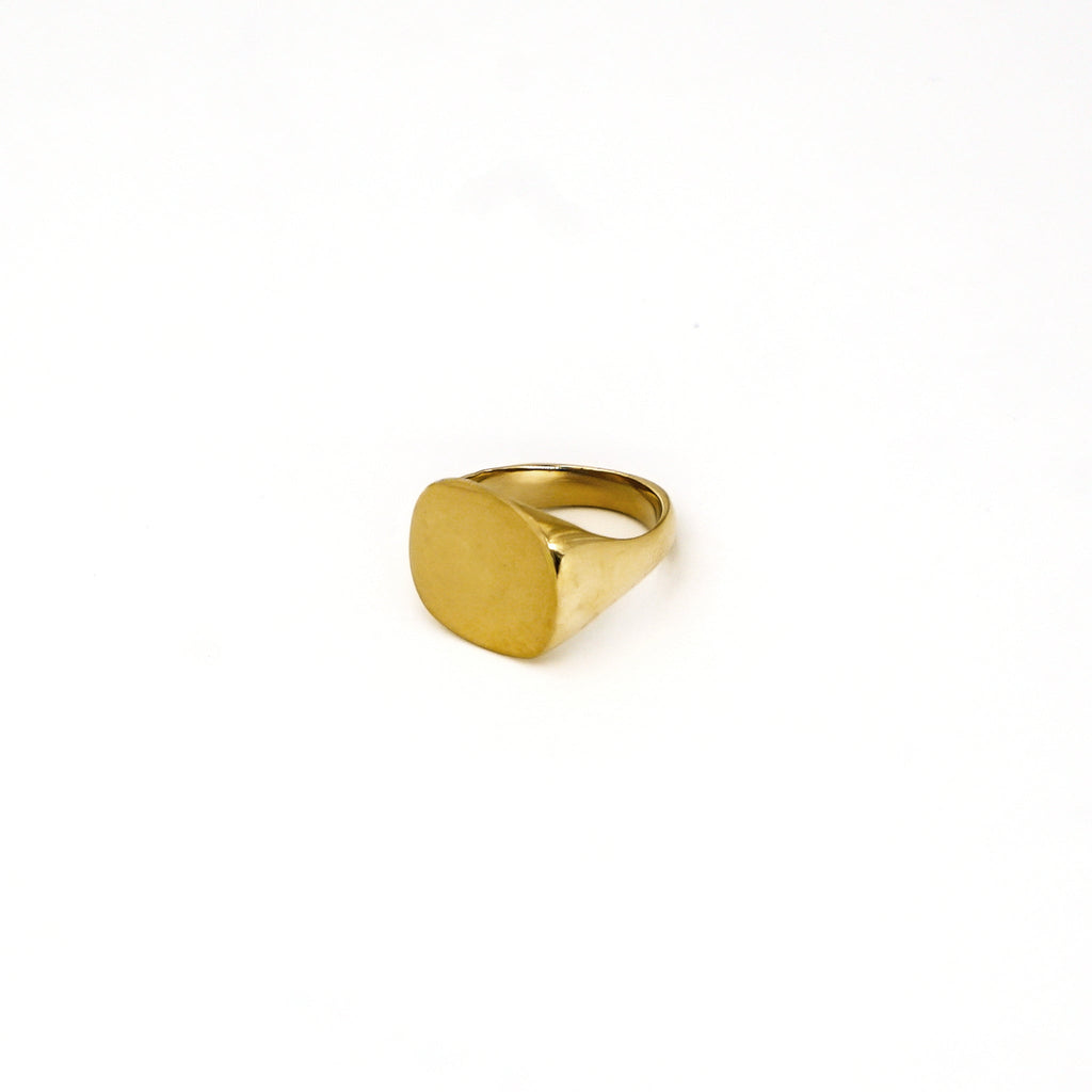 Mamba Square Shaped Signet Ring for Men and Women Rings La Vie Bien Mamba Square Shaped Signet Ring for Men and Women