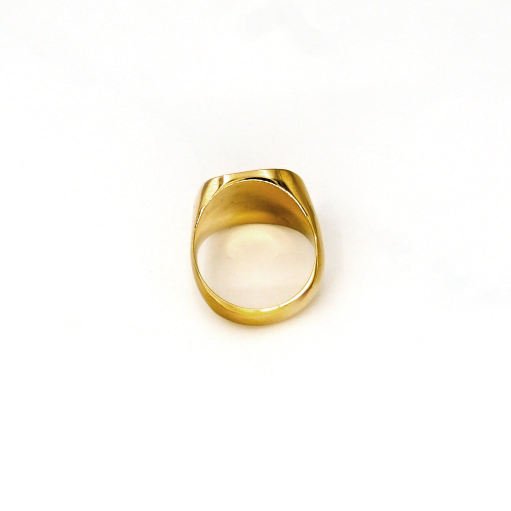 Mamba Square Shaped Signet Ring for Men and Women Rings La Vie Bien Mamba Square Shaped Signet Ring for Men and Women