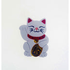 Maneki Neko Lucky Cat Brooch by Cherryloco Jewellery Brooches La Vie Bien Maneki Neko Lucky Cat Brooch by Cherryloco Jewellery