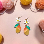 Mango Dangle Acrylic Earrings Earrings and Accessories La Vie Bien Mango Dangle Acrylic Earrings