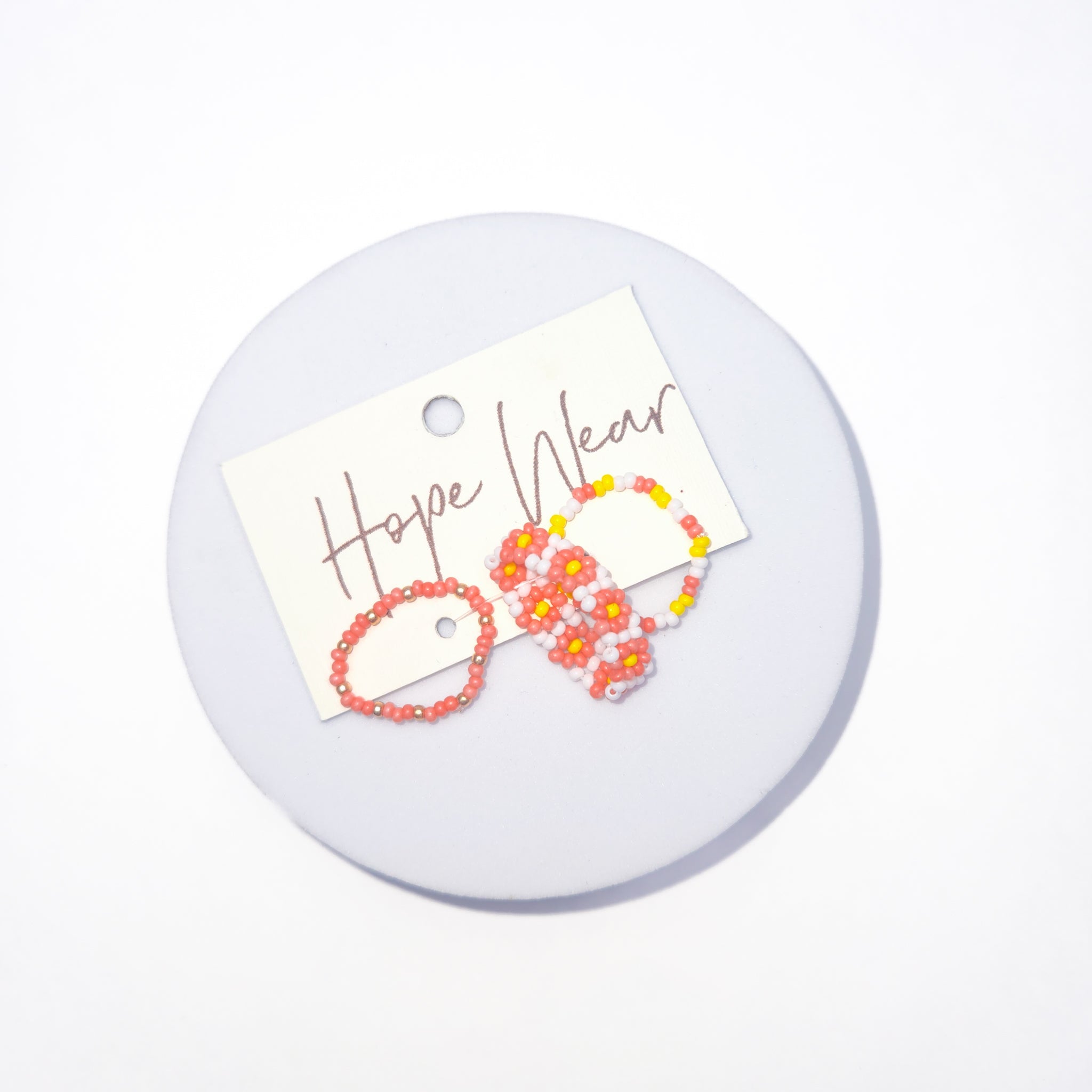 Mango Seed Bead Rings - Set of 3 Jewelry La Vie Bien Mango Seed Bead Rings - Set of 3