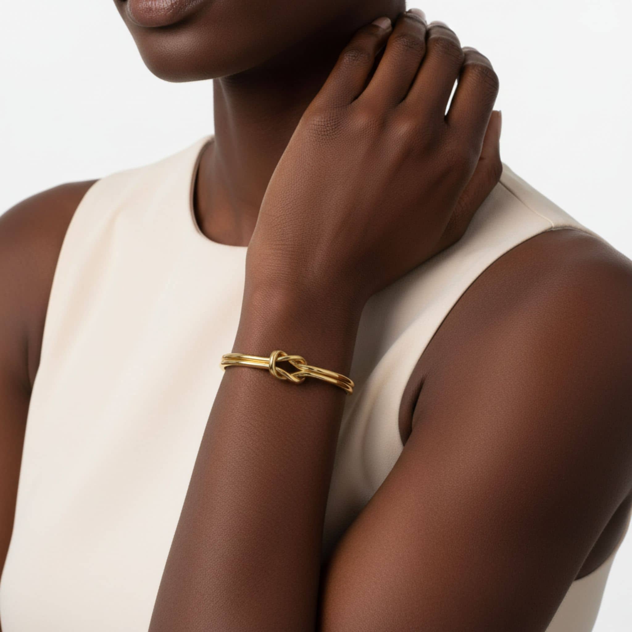Mapenzi Cuff Knot Bracelet for Women Bracelets La Vie Bien Mapenzi Cuff Knot Bracelet for Women