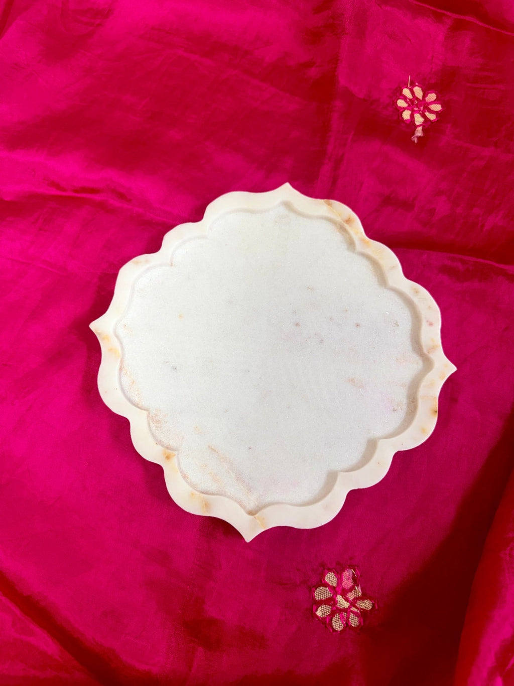 Marble Platter - 8 Inches - La Vie Bien Marble Platter - 8 Inches -