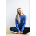 Margo Crew Neck Sweater in Royal Blue by Polished Prints