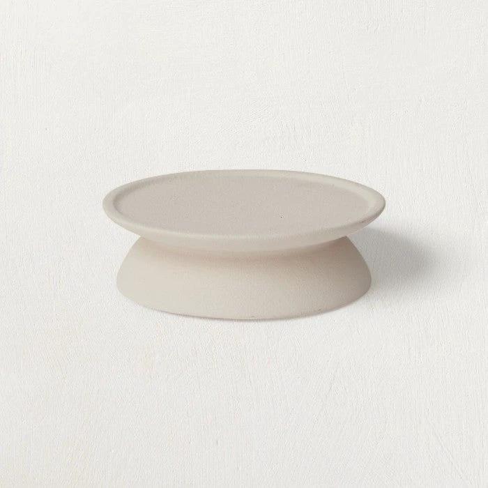 Marilyn Ceramic Candleholder Platform by White Cliff Studio