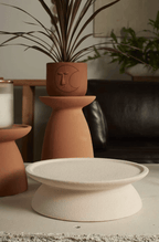 Marilyn Ceramic Candleholder Platform by White Cliff Studio