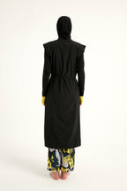 Marina Black Full Coverage Islamic Swimwear Burkini Set M2501-1 Covered Burkini Swimwear La Vie Bien Marina Black Full Coverage Islamic Swimwear Burkini Set M2501-1