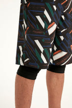 Marina Black Modest Men’s Swim Shorts - S2502 Erkek Şort La Vie Bien Marina Black Modest Men’s Swim Shorts - S2502