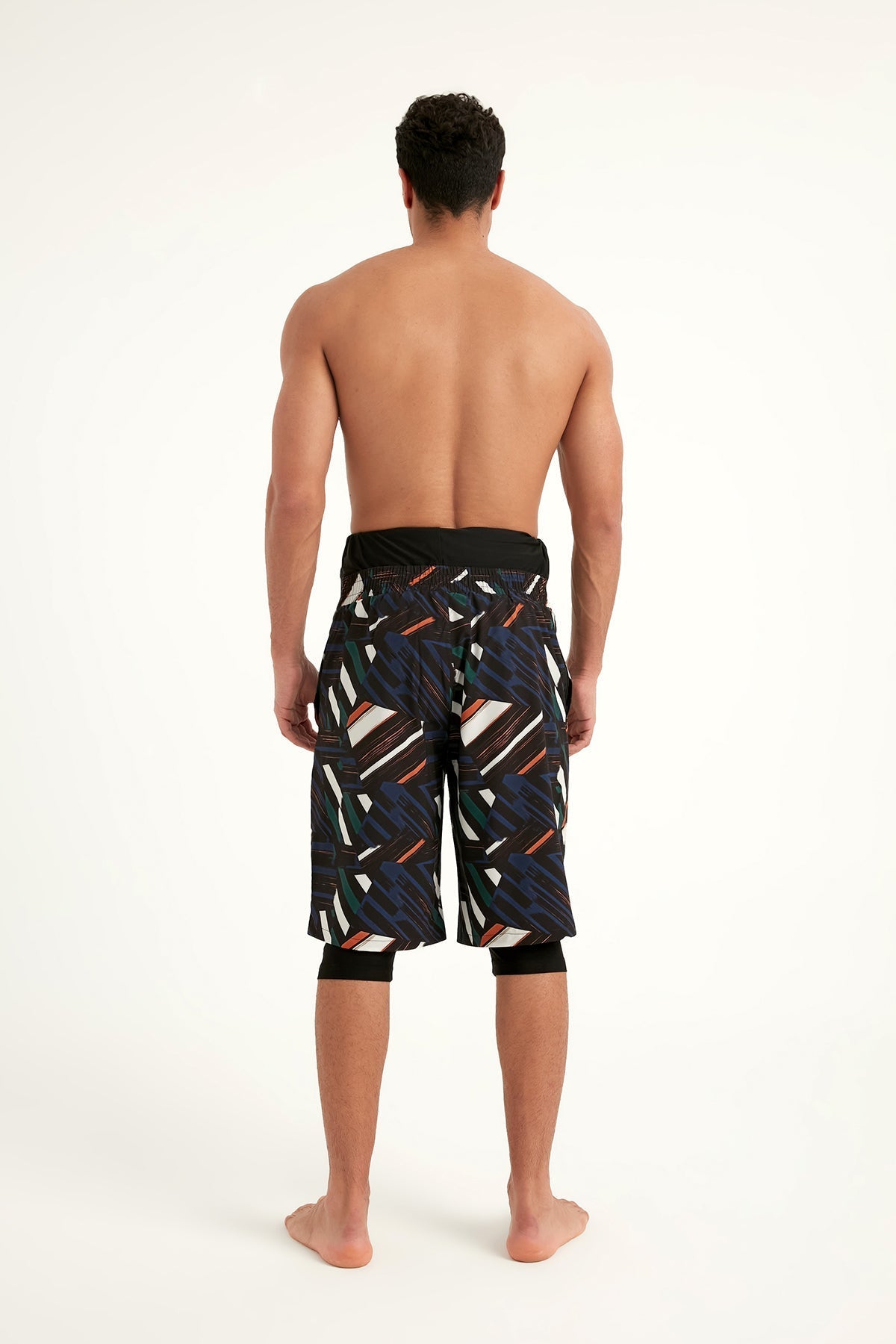 Marina Black Modest Men’s Swim Shorts - S2502 Erkek Şort La Vie Bien Marina Black Modest Men’s Swim Shorts - S2502