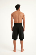 Marina Black Modest Men’s Swim Shorts - S2503-1 Erkek Şort La Vie Bien Marina Black Modest Men’s Swim Shorts - S2503-1