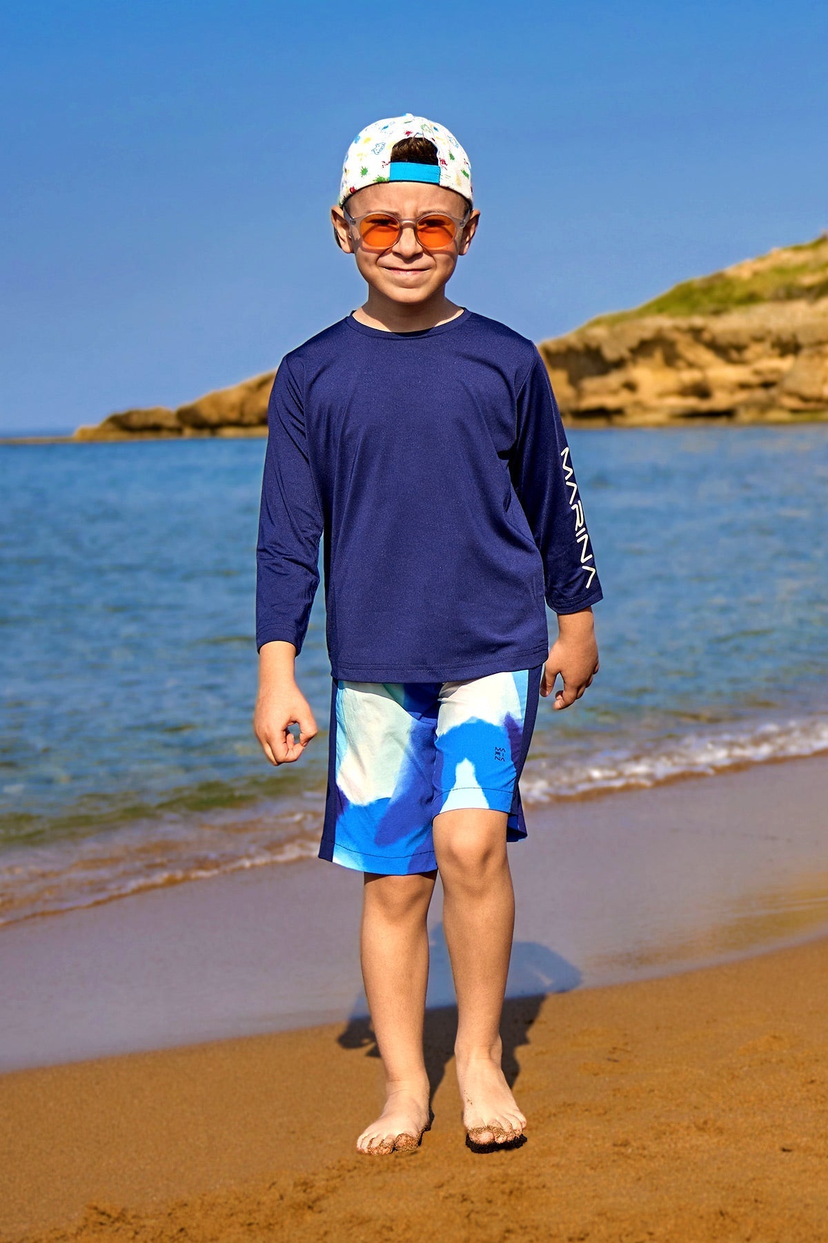 Marina Boys Swim Shorts - CS2501 Erkek Şort La Vie Bien Marina Boys Swim Shorts - CS2501