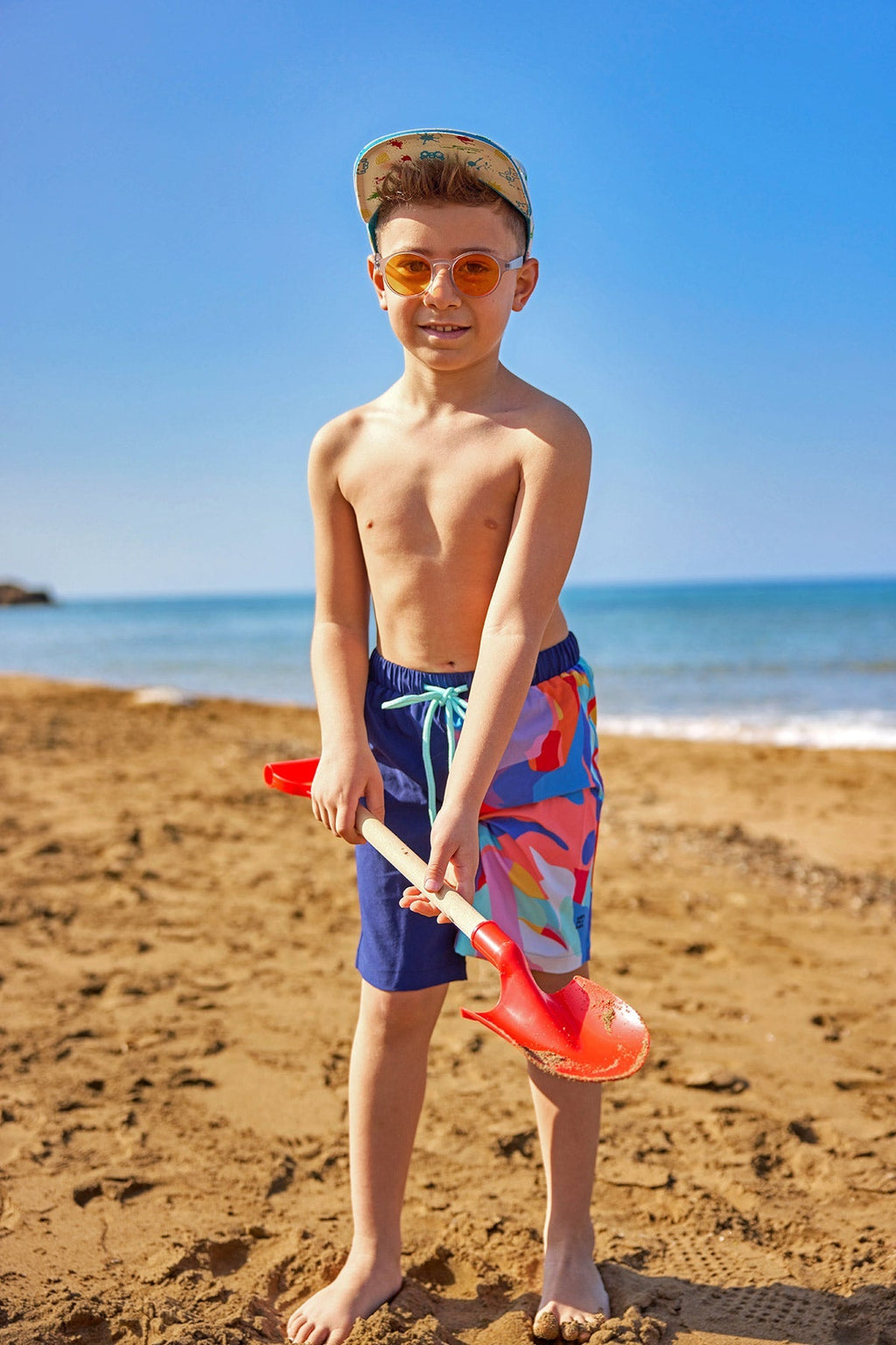 Marina Boys Swim Shorts - CS2502 Erkek Şort La Vie Bien Marina Boys Swim Shorts - CS2502