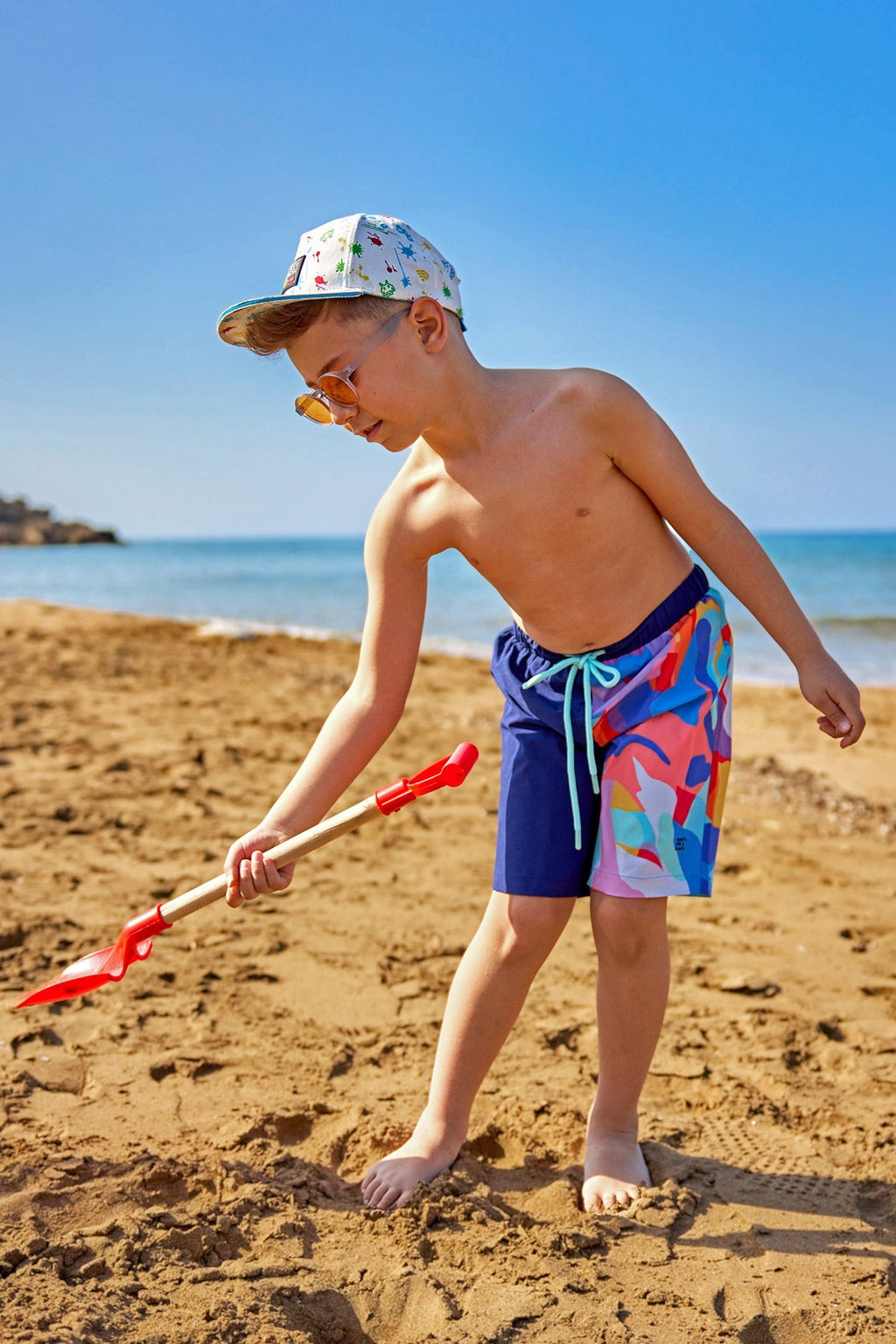 Marina Boys Swim Shorts - CS2502 Erkek Şort La Vie Bien Marina Boys Swim Shorts - CS2502