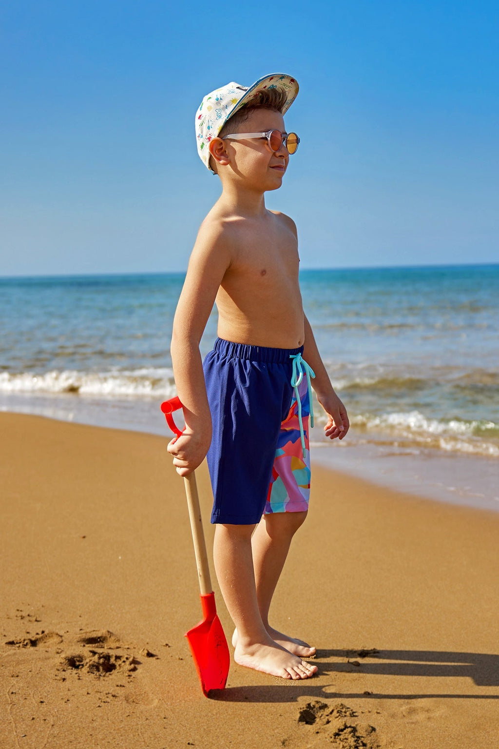 Marina Boys Swim Shorts - CS2502 Erkek Şort La Vie Bien Marina Boys Swim Shorts - CS2502