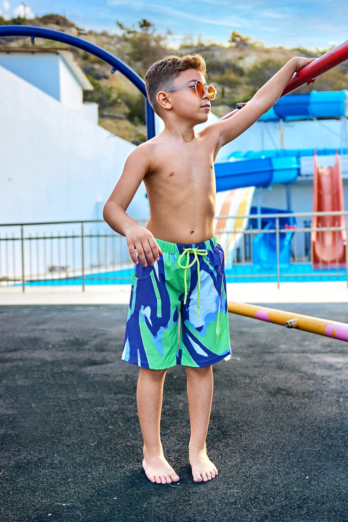 Marina Boys Swim Shorts - CS2503 Erkek Şort La Vie Bien Marina Boys Swim Shorts - CS2503