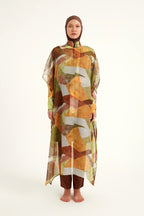 Marina Colorful Patterned Silky Pareo - P2513-1 Pareo La Vie Bien Marina Colorful Patterned Silky Pareo - P2513-1