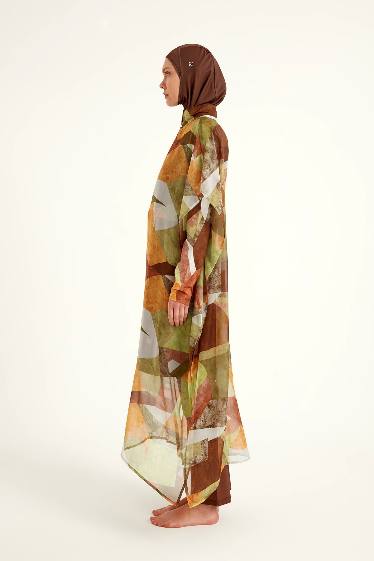 Marina Colorful Patterned Silky Pareo - P2513-1 Pareo La Vie Bien Marina Colorful Patterned Silky Pareo - P2513-1