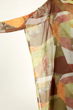 Marina Colorful Patterned Silky Pareo - P2513-1 Pareo La Vie Bien Marina Colorful Patterned Silky Pareo - P2513-1