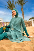 Marina Green Silky Pareo - P2516-1 Pareo La Vie Bien Marina Green Silky Pareo - P2516-1