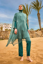 Marina Green Silky Pareo - P2516-1 Pareo La Vie Bien Marina Green Silky Pareo - P2516-1