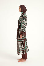 Silky Full Coverage Modest Kimono – Marina P2510 Brown