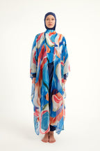 Marina Multicolor Silk-Touch Kimono - P2508 Pareo La Vie Bien Marina Multicolor Silk-Touch Kimono - P2508