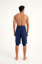 Marina Navy Blue Modest Men’s Swim Shorts - S2503-2 Erkek Şort La Vie Bien Marina Navy Blue Modest Men’s Swim Shorts - S2503-2