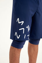Marina Navy Blue Modest Men’s Swim Shorts - S2503-2 Erkek Şort La Vie Bien Marina Navy Blue Modest Men’s Swim Shorts - S2503-2