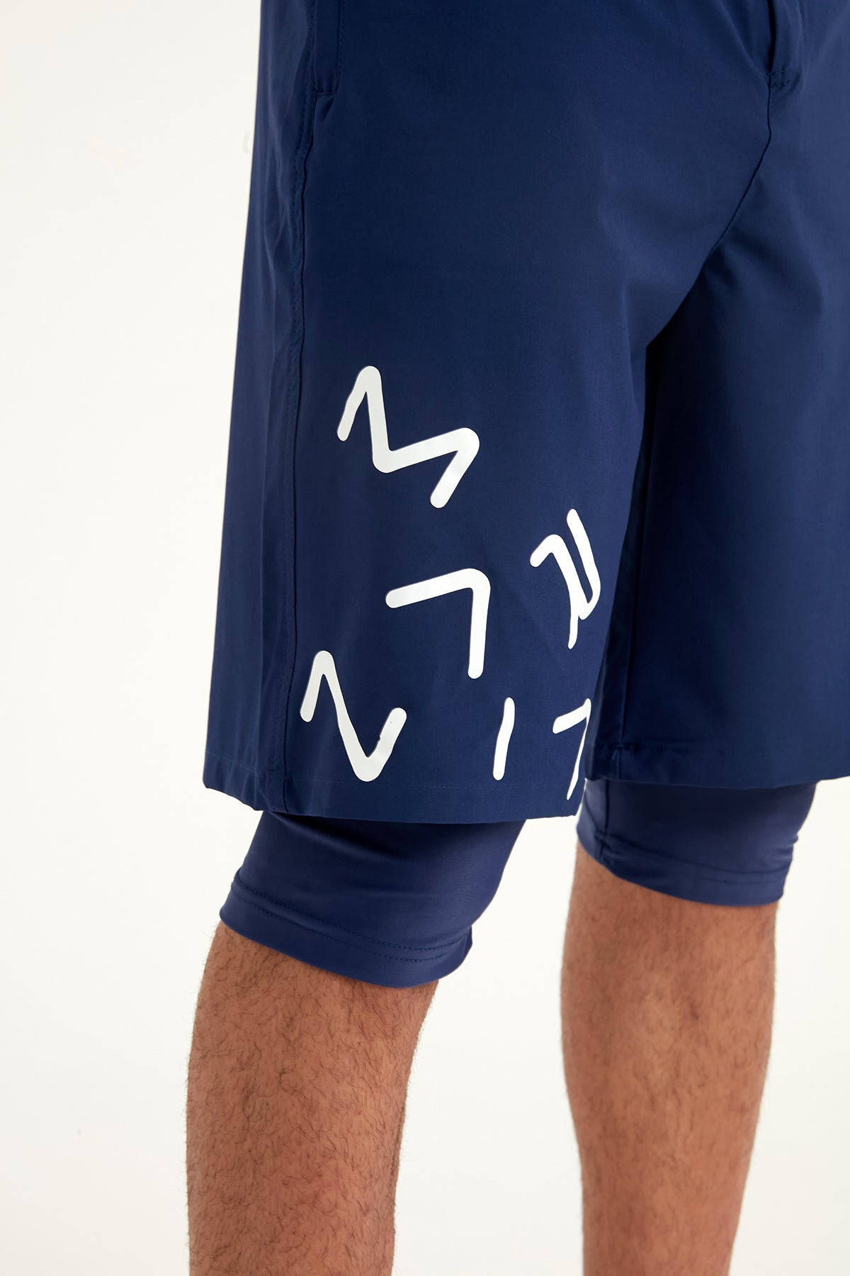Marina Navy Blue Modest Men’s Swim Shorts - S2503-2 Erkek Şort La Vie Bien Marina Navy Blue Modest Men’s Swim Shorts - S2503-2
