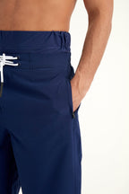 Marina Navy Blue Modest Men’s Swim Shorts - S2503-2 Erkek Şort La Vie Bien Marina Navy Blue Modest Men’s Swim Shorts - S2503-2