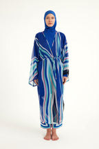 Silky Modest Swim Kimono – Lightweight Full Coverage Beach Cover P2503-2