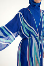 Silky Modest Swim Kimono – Lightweight Full Coverage Beach Cover P2503-2
