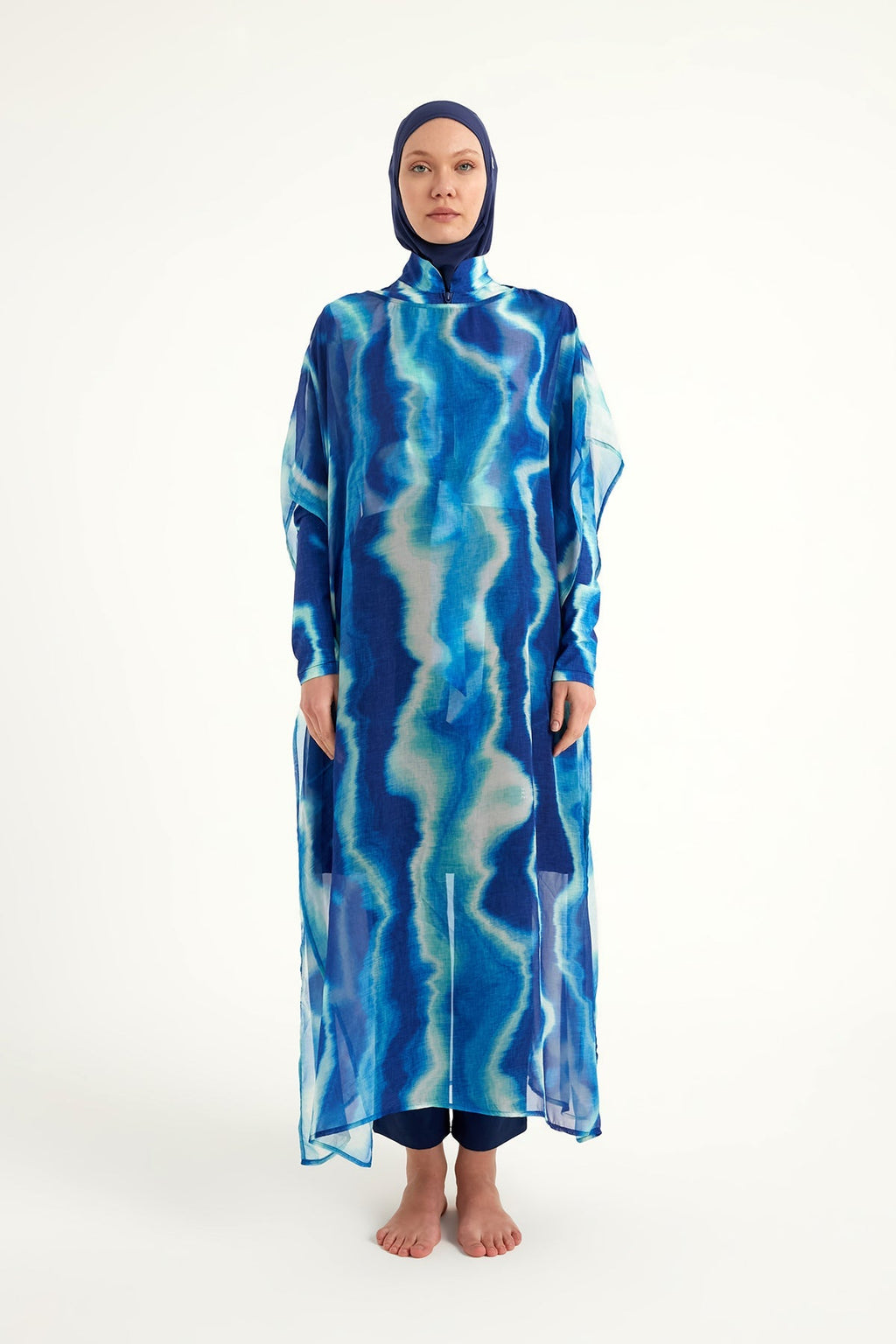 Marina Silky Pareo with Colorful Pattern - P2513-2 Pareo La Vie Bien Marina Silky Pareo with Colorful Pattern - P2513-2