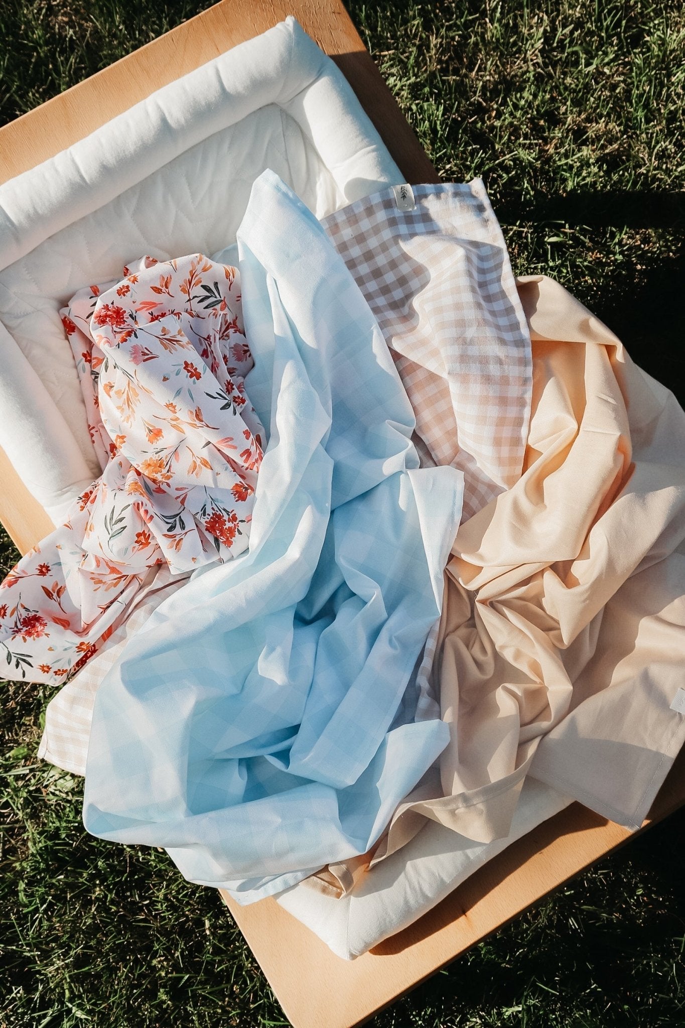Marine Blue Blanket La Vie Bien Marine Blue Blanket