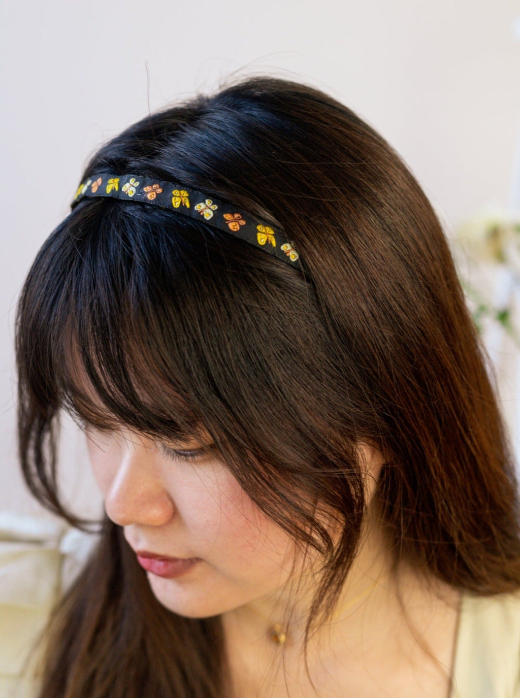 Mariposa Tiny Butterflies Skinny Headband Headbands La Vie Bien Mariposa Tiny Butterflies Skinny Headband