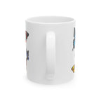 Mariposas Butterfly Ceramic Mug, Vintage style spanish 11oz & 15oz Coffee Cup Mug La Vie Bien Mariposas Butterfly Ceramic Mug, Vintage style spanish 11oz & 15oz Coffee Cup